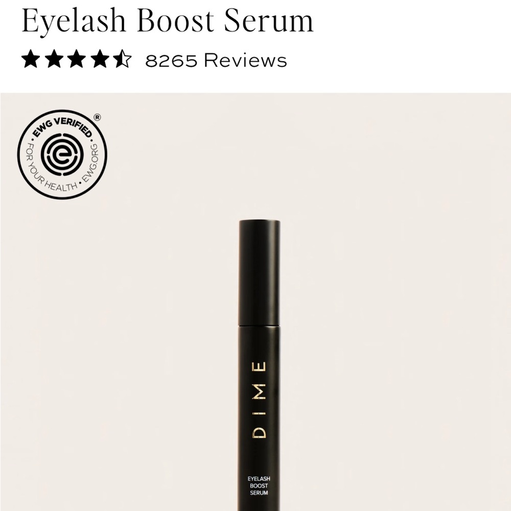 New in Package! Dime Beauty Eyelash Serum